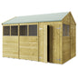 Heavy-Duty Tongue & Groove Garden Shed - Customizable & Pressure Treated | Shiny Gardens