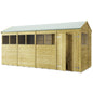 Heavy-Duty Tongue & Groove Garden Shed - Customizable & Pressure Treated | Shiny Gardens