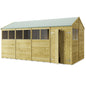 Heavy-Duty Tongue & Groove Garden Shed - Customizable & Pressure Treated | Shiny Gardens