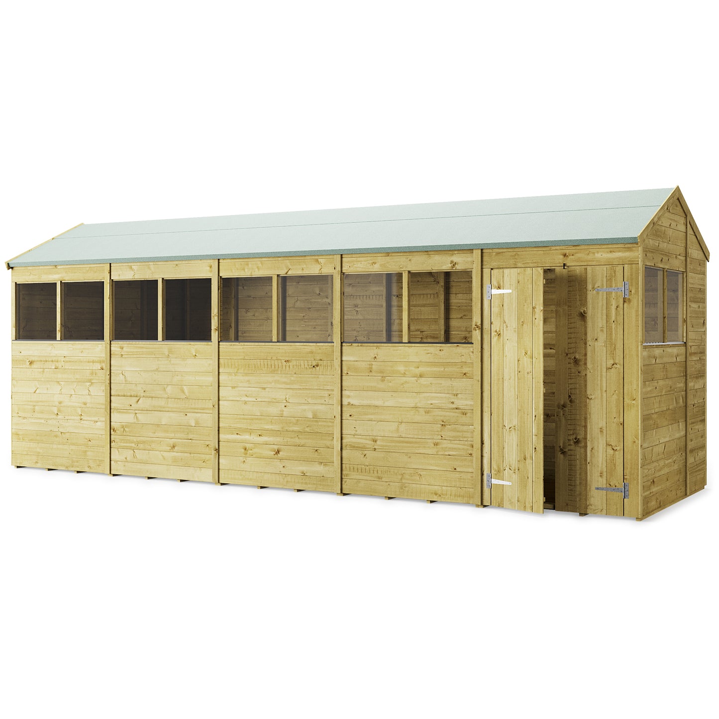 Heavy-Duty Tongue & Groove Garden Shed - Customizable & Pressure Treated | Shiny Gardens