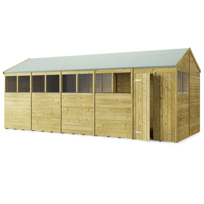 Heavy-Duty Tongue & Groove Garden Shed - Customizable & Pressure Treated | Shiny Gardens