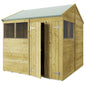 Heavy-Duty Tongue & Groove Garden Shed - Customizable & Pressure Treated | Shiny Gardens