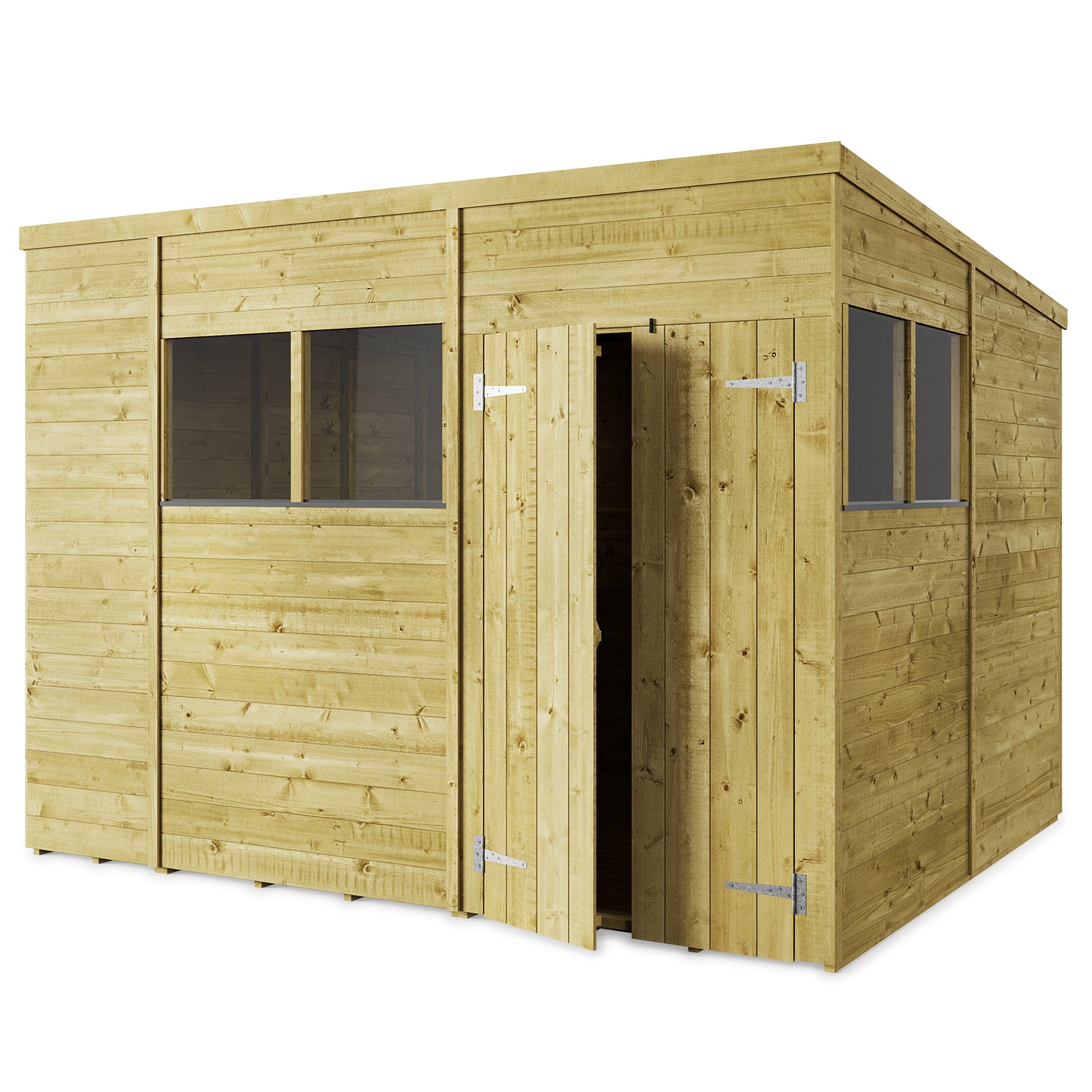 Heavy-Duty Tongue & Groove Garden Shed - Customizable & Pressure Treated | Shiny Gardens