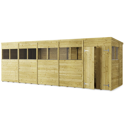 Heavy-Duty Tongue & Groove Garden Shed - Customizable & Pressure Treated | Shiny Gardens