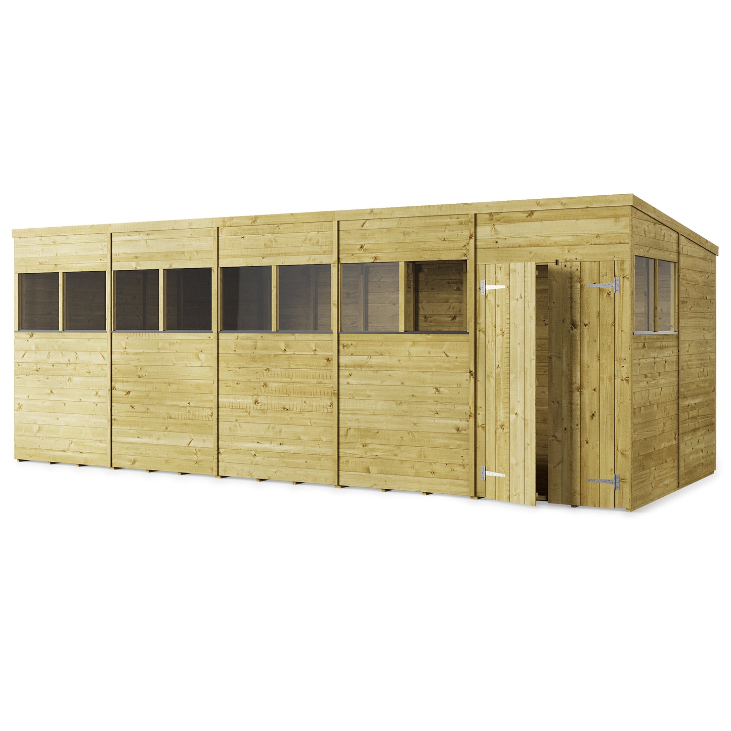 Heavy-Duty Tongue & Groove Garden Shed - Customizable & Pressure Treated | Shiny Gardens