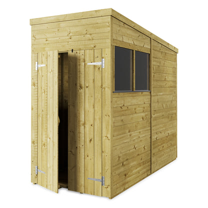 Heavy-Duty Tongue & Groove Garden Shed - Customizable & Pressure Treated | Shiny Gardens