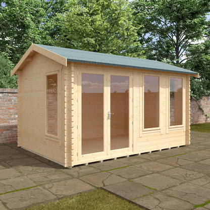 Sherborne 44mm Log Cabin - Elegant Outdoor Living