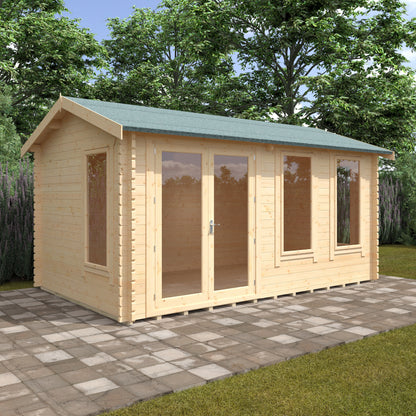 Sherborne 44mm Log Cabin - Elegant Outdoor Living