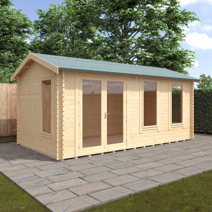 Sherborne 44mm Log Cabin - Elegant Outdoor Living