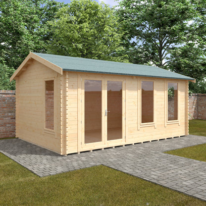 Sherborne 44mm Log Cabin - Elegant Outdoor Living