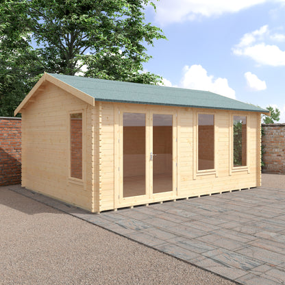 Sherborne 44mm Log Cabin - Elegant Outdoor Living