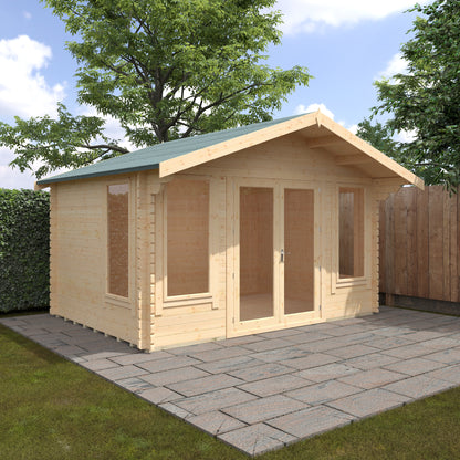 Sutton 44mm Log Cabin: Premium Outdoor Retreat