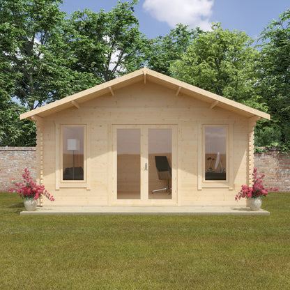 Sutton 44mm Log Cabin: Premium Outdoor Retreat