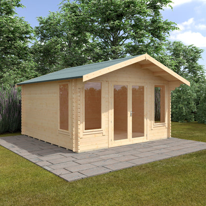 Sutton 44mm Log Cabin: Premium Outdoor Retreat