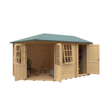 The Victoria 28mm Log Cabin 14 x 10w