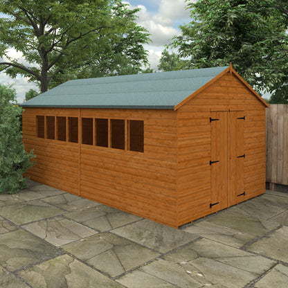 XL Wooden Workshop Shed