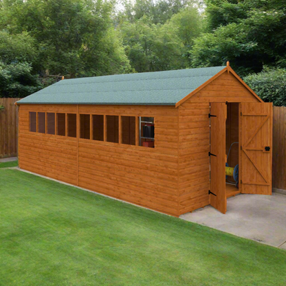 XL Wooden Workshop Shed