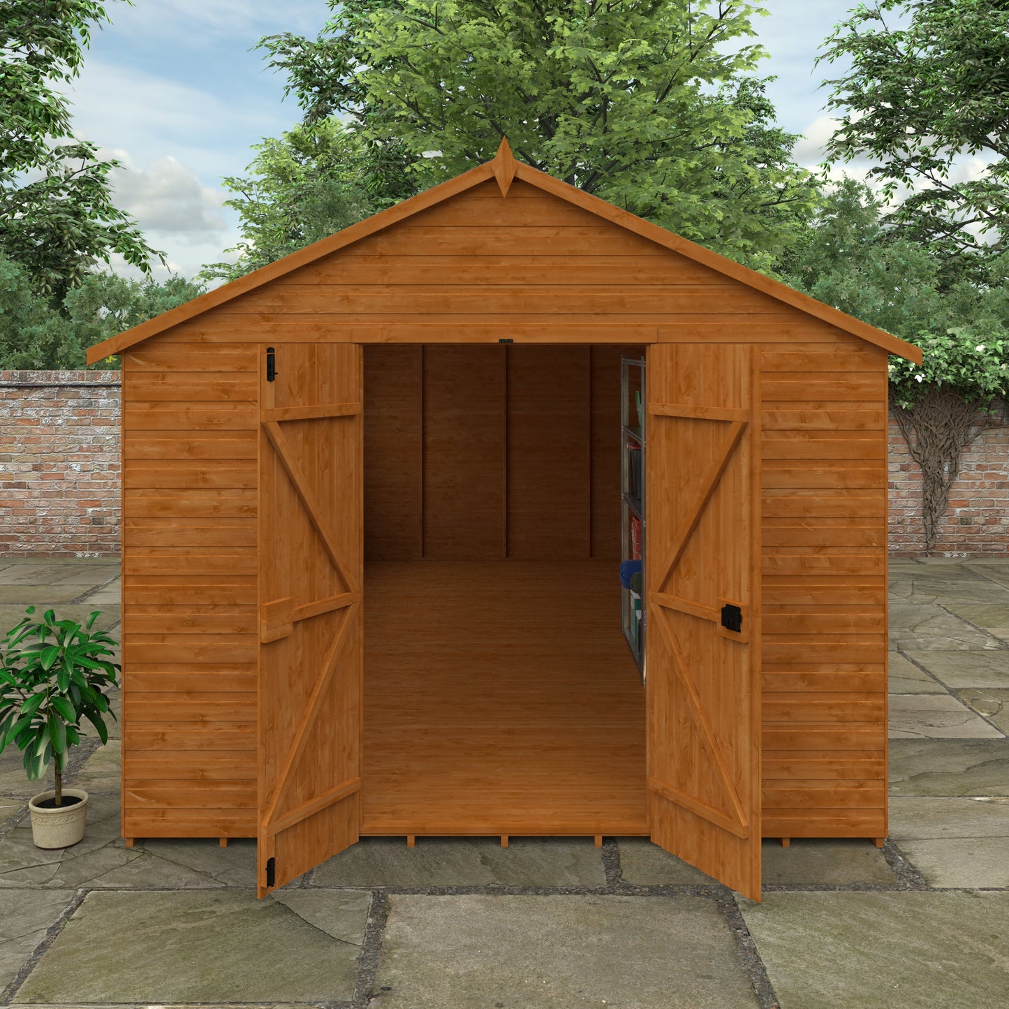 XL Wooden Workshop Shed