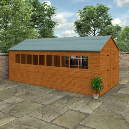 XL Wooden Workshop Shed