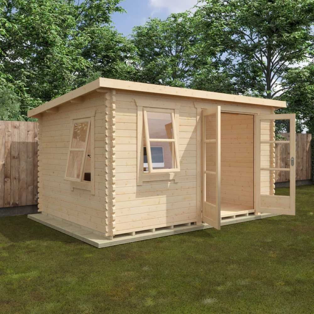 Belton 44mm Log Cabin - The Ultimate Garden Retreat