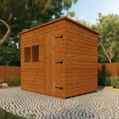 Deluxe Pent Garden Shed: Premium Storage Solution for Your Garden