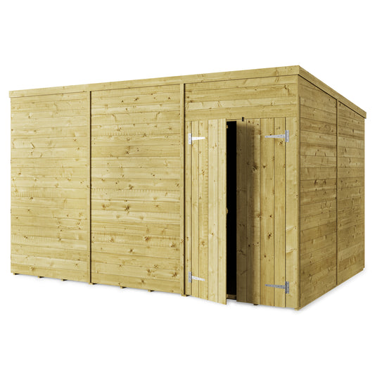 Store More Tongue and Groove Pent Shed - 12x8 Windowless