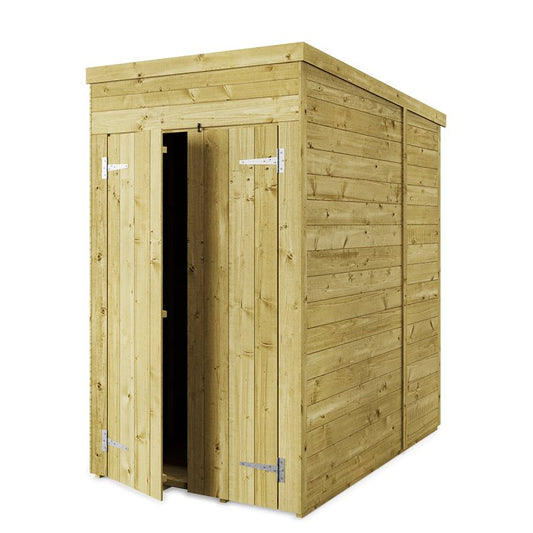 Store More Tongue and Groove Pent Shed - 4x6 Windowless